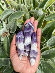 Chevron Amethyst Rod