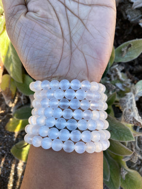 Selenite 7mm Bracelets