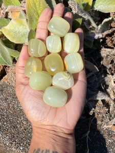 Green Onyx Tumblestones