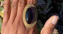 Amethyst Baroque Ring Size 9