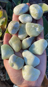 Pistachio (Green) Opal Large Tumblestones