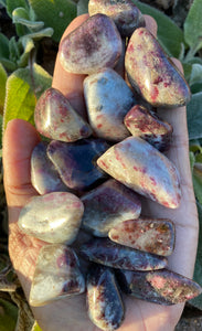 Red Tourmaline (Rubellite) Tumblestones