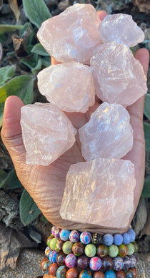 Rose Quartz Raw Chunks