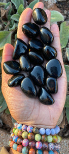 Black Obsidian Tumblestones