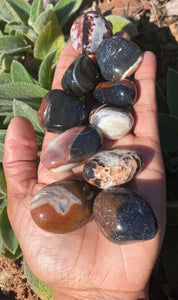Black Sardonyx Medium Tumblestones