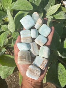 Caribbean Calcite Cube Tumblestones