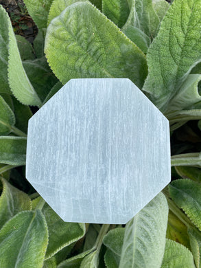 Selenite Octagon Charging Plate